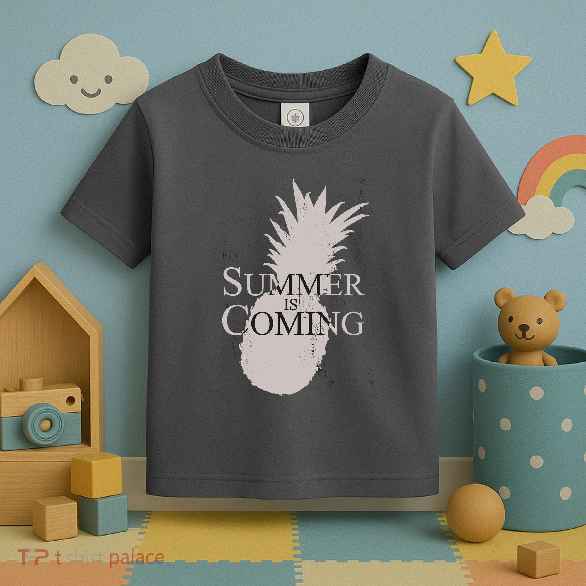 Summer Is Coming Pineapple Toddler T-Shirt