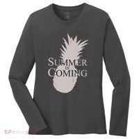 Summer Is Coming Pineapple Women's Long Sleeve Shirt thumb 0