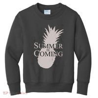 Summer Is Coming Pineapple Kids Sweatshirt thumb 0