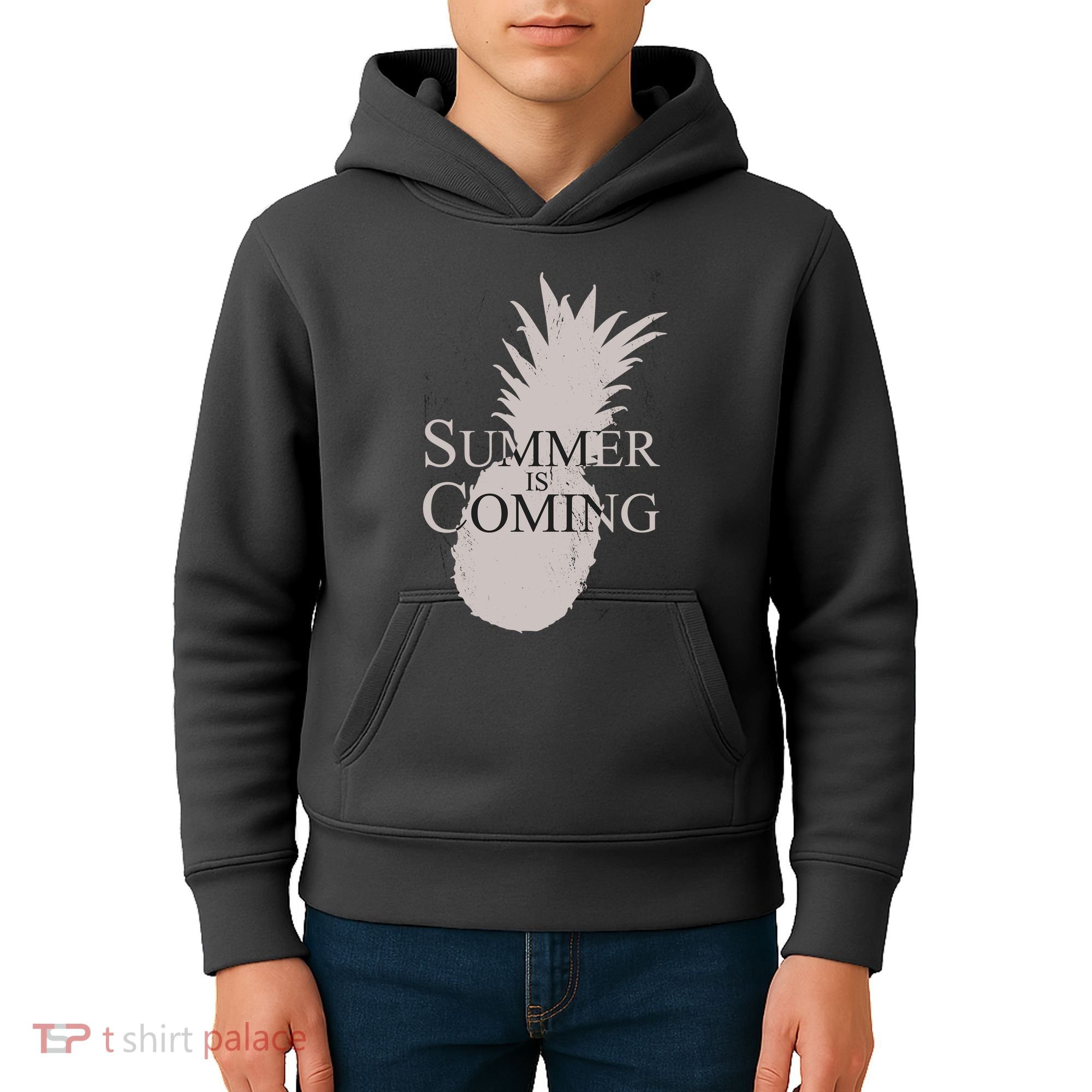 Summer Is Coming Pineapple Kids Hoodie