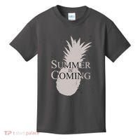 Summer Is Coming Pineapple Kids T-Shirt thumb 0