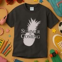 Summer Is Coming Pineapple Kids T-Shirt thumb 3