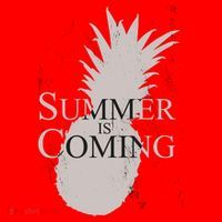 Summer Is Coming Pineapple Santa Hat thumb 1