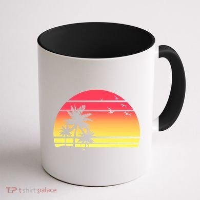 Summer Sunset Coffee Mug back