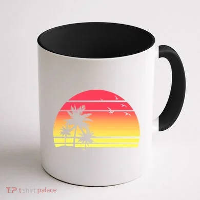 Summer Sunset Coffee Mug back