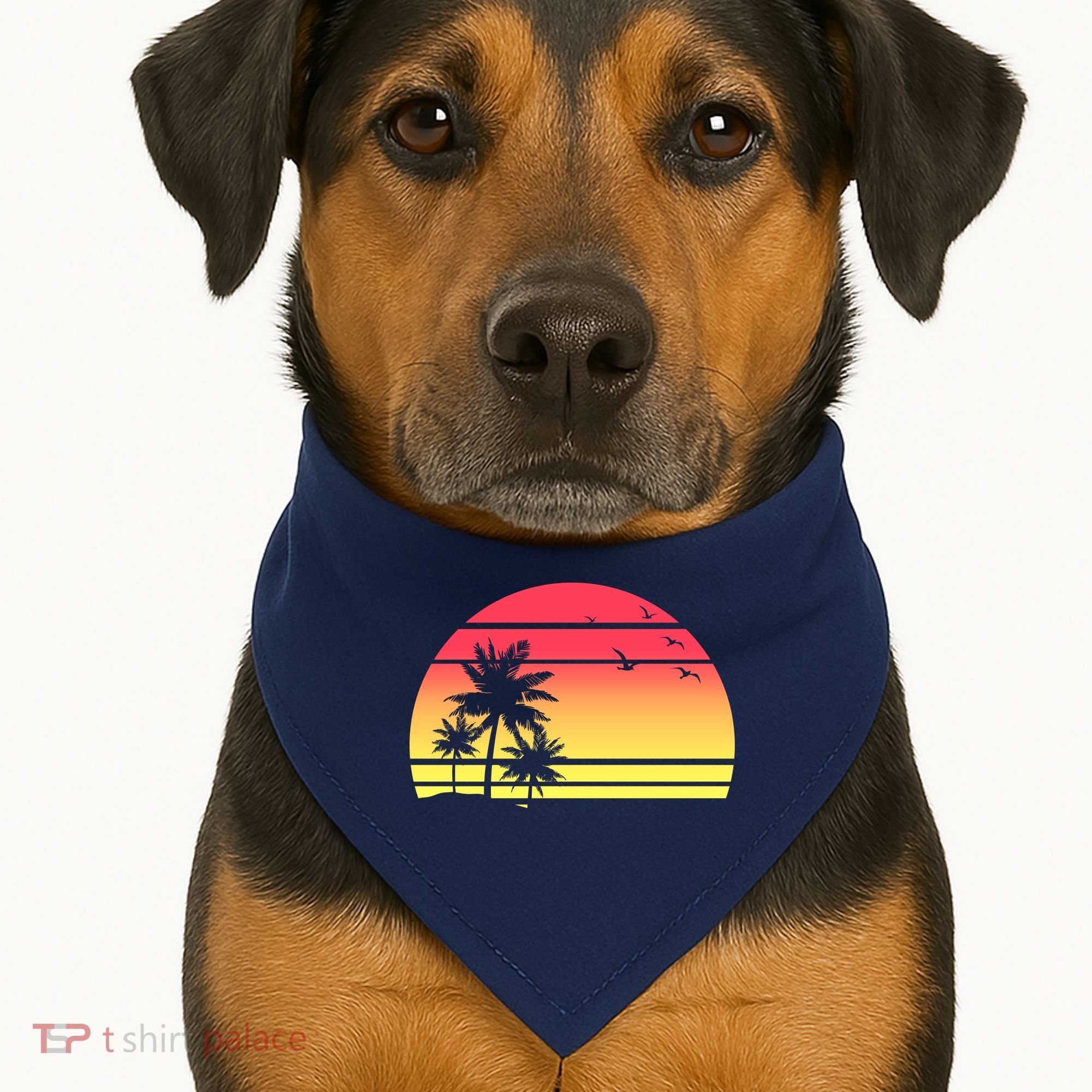 Summer Sunset USA-Made Doggie Bandana