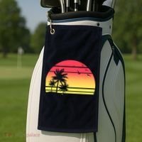 Summer Sunset Golf Towel thumb 2