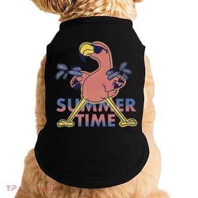 Summer Time Flamingo Doggie Tank
