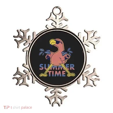 Summer Time Flamingo Ornament