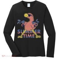 Summer Time Flamingo Women's Long Sleeve Shirt thumb 0