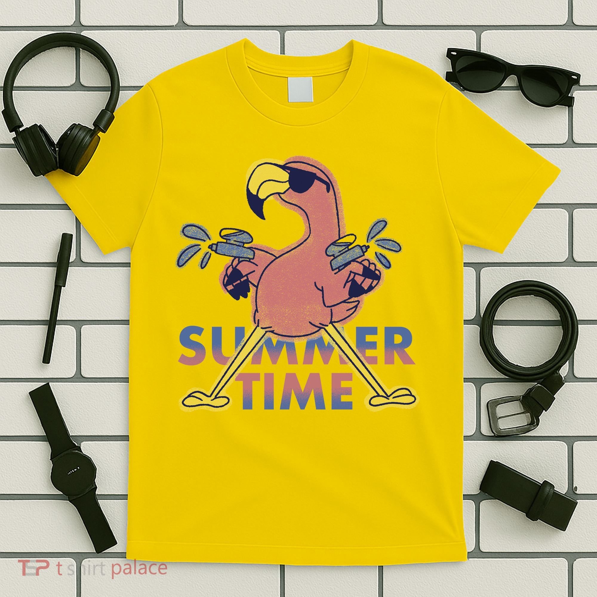 Summer Time Flamingo T-Shirt