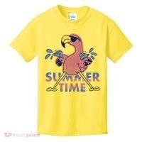 Summer Time Flamingo Kids T-Shirt thumb 0