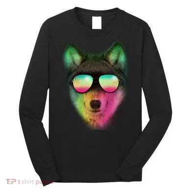 Summer Wolf Long Sleeve Shirt