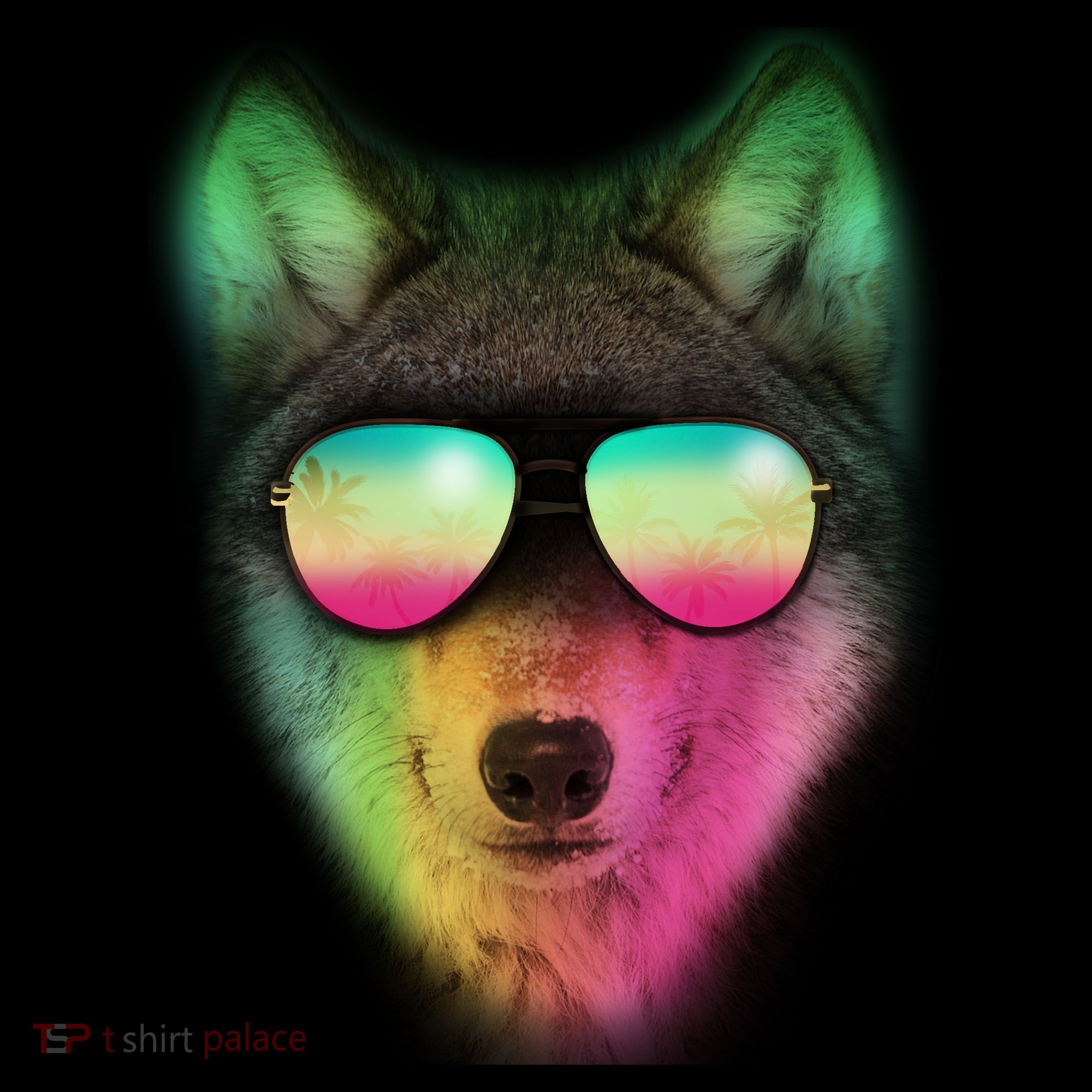 Summer Wolf Long Sleeve Shirt