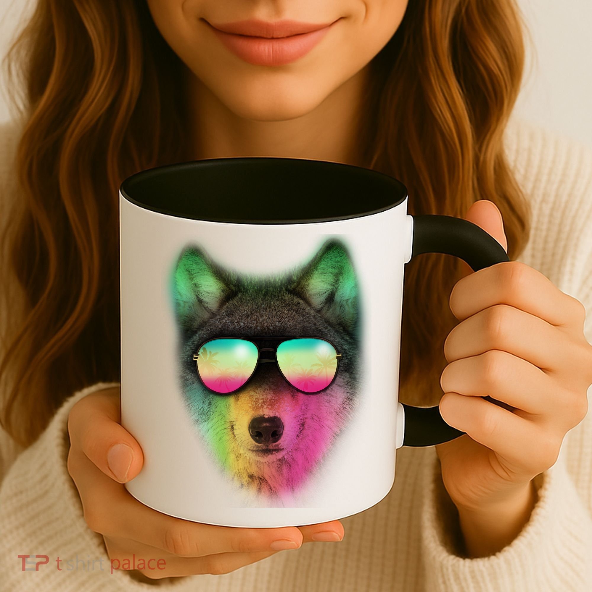 Summer Wolf Coffee Mug