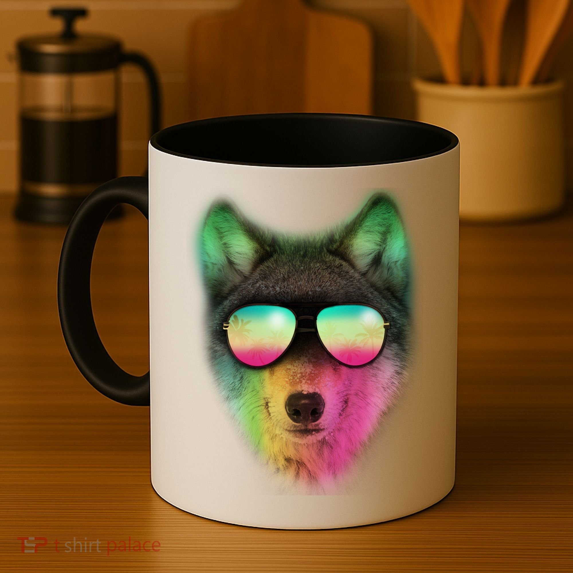 Summer Wolf Coffee Mug