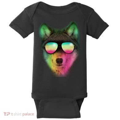 Summer Wolf Baby Bodysuit