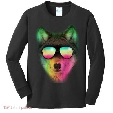 Summer Wolf Kids Long Sleeve Shirt
