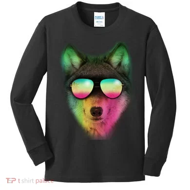 Summer Wolf Kids Long Sleeve Shirt