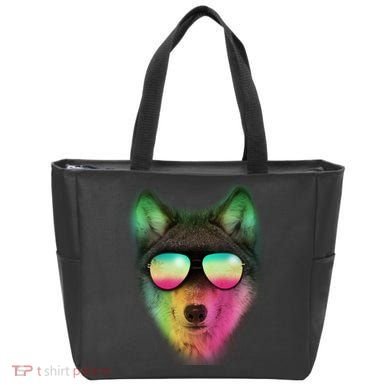 Summer Wolf Tote Bag