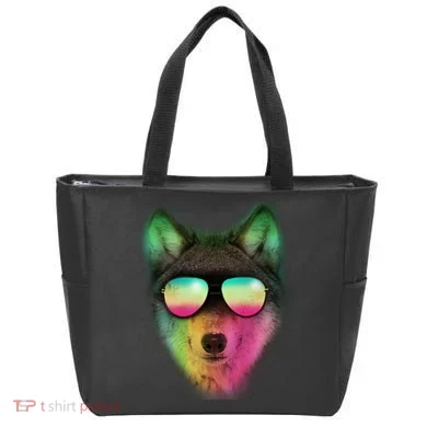 Summer Wolf Tote Bag