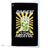 Summers Are Made For Mojitos Golf Towel thumb 0
