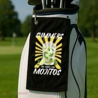 Summers Are Made For Mojitos Golf Towel thumb 2