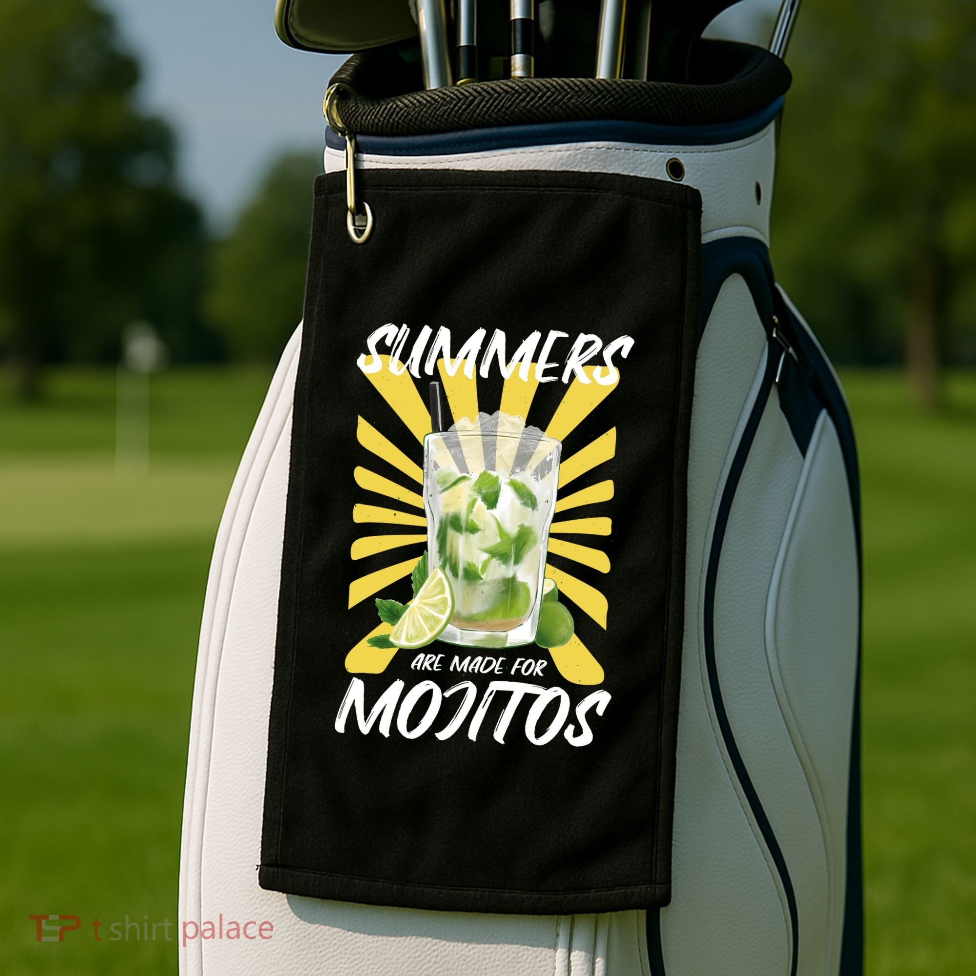Summers Are Made For Mojitos Golf Towel
