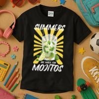 Summers Are Made For Mojitos Kids T-Shirt thumb 3