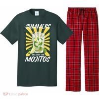 Summers Are Made For Mojitos Pajama Set thumb 0