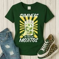 Summers Are Made For Mojitos Women's T-Shirt thumb 3