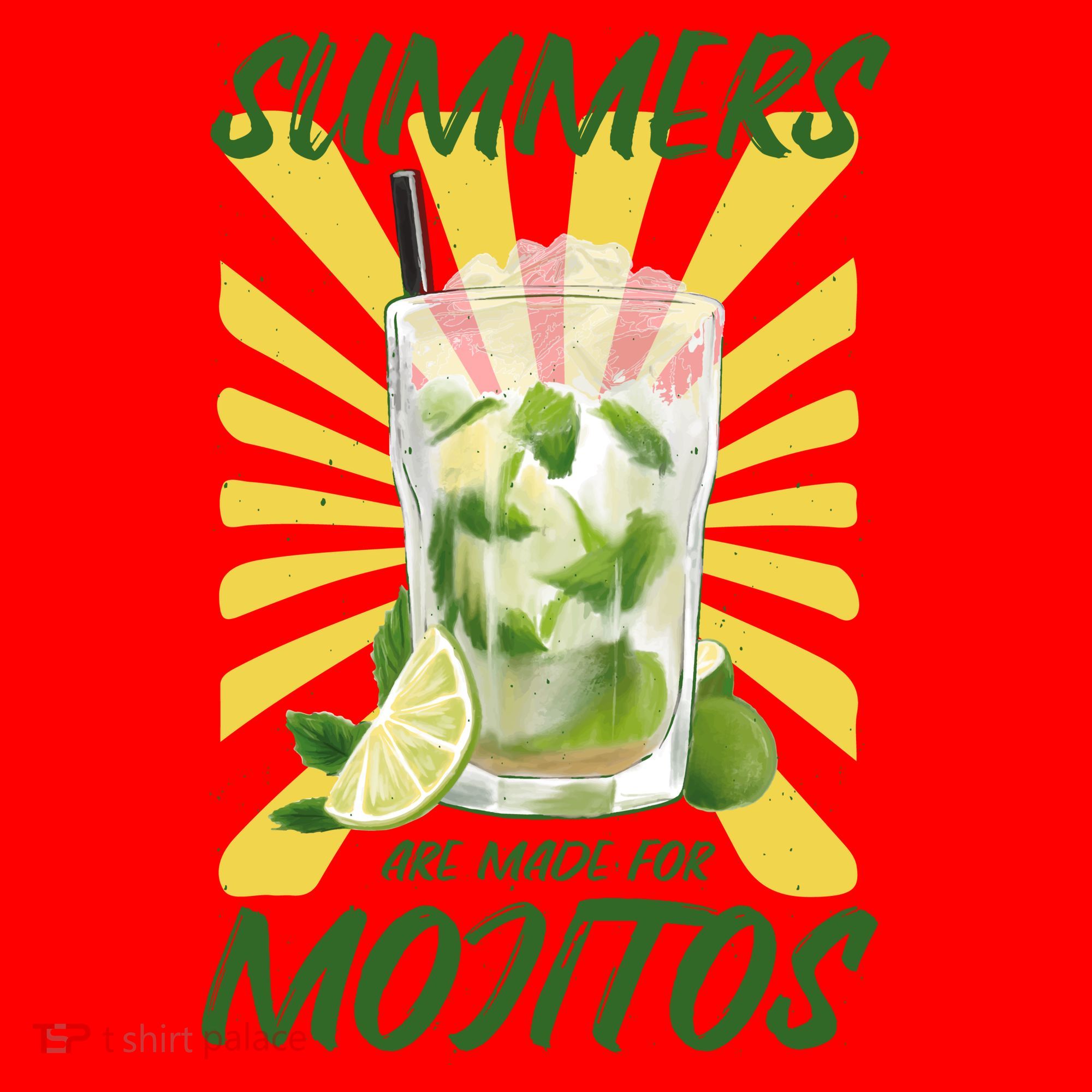 Summers Are Made For Mojitos Santa Hat