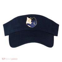 Sun and Moon Yin and Yang Cats Visor thumb 0