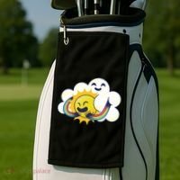 Sun Cloud Love Golf Towel thumb 2
