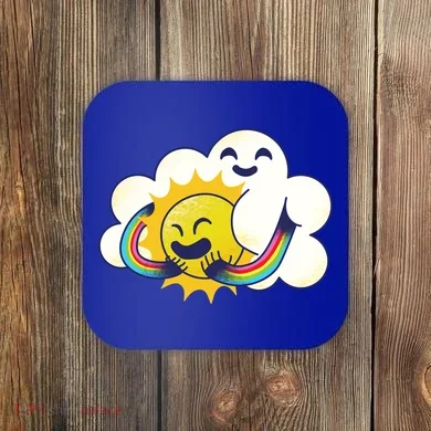 Sun Cloud Love Coaster