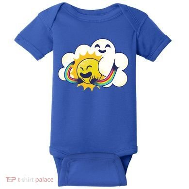 Sun Cloud Love Baby Bodysuit