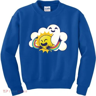 Sun Cloud Love Kids Sweatshirt