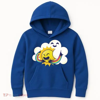 Sun Cloud Love Kids Hoodie