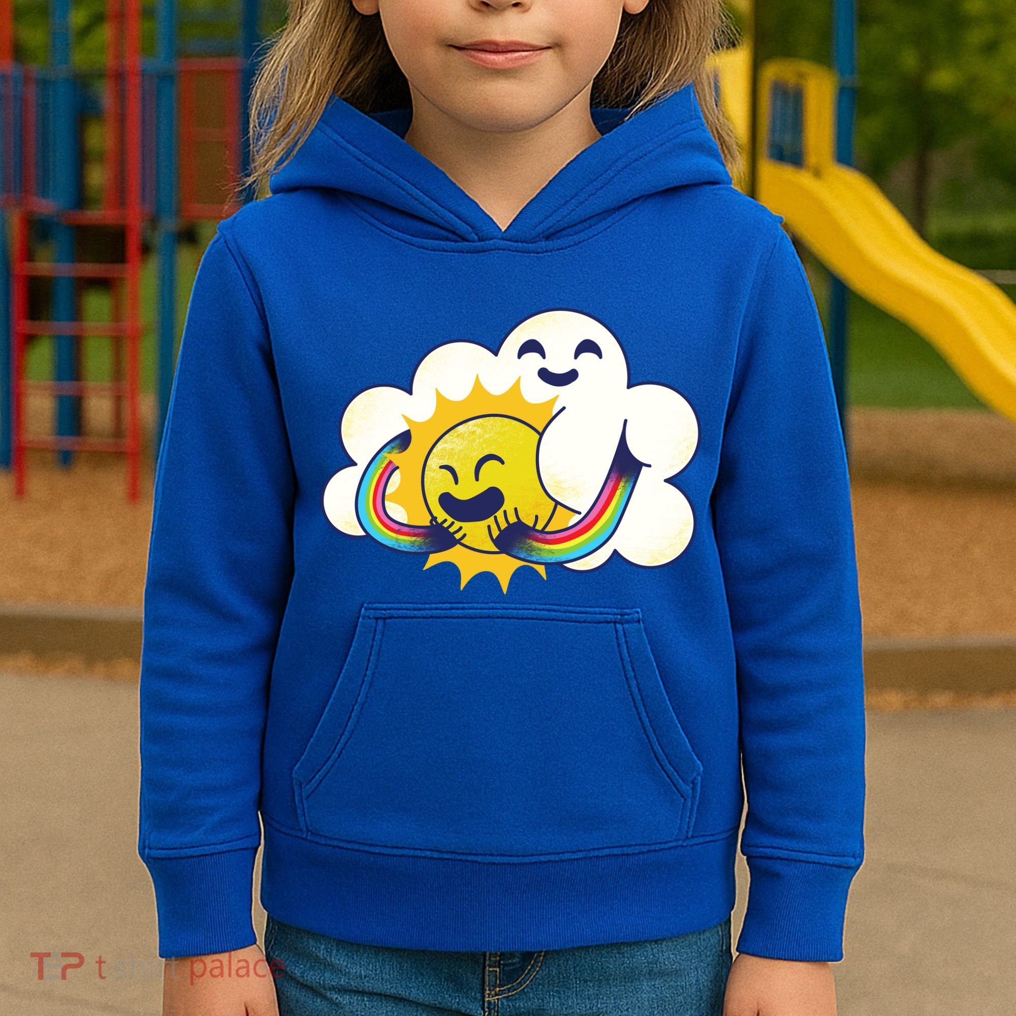 Sun Cloud Love Kids Hoodie