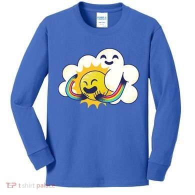 Sun Cloud Love Kids Long Sleeve Shirt