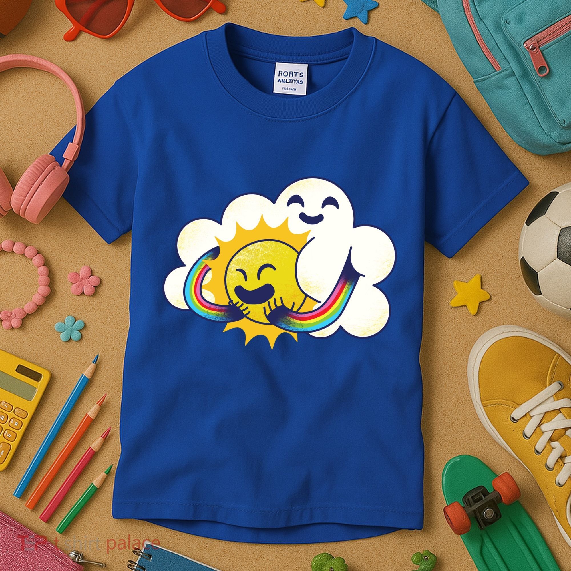 Sun Cloud Love Kids T-Shirt