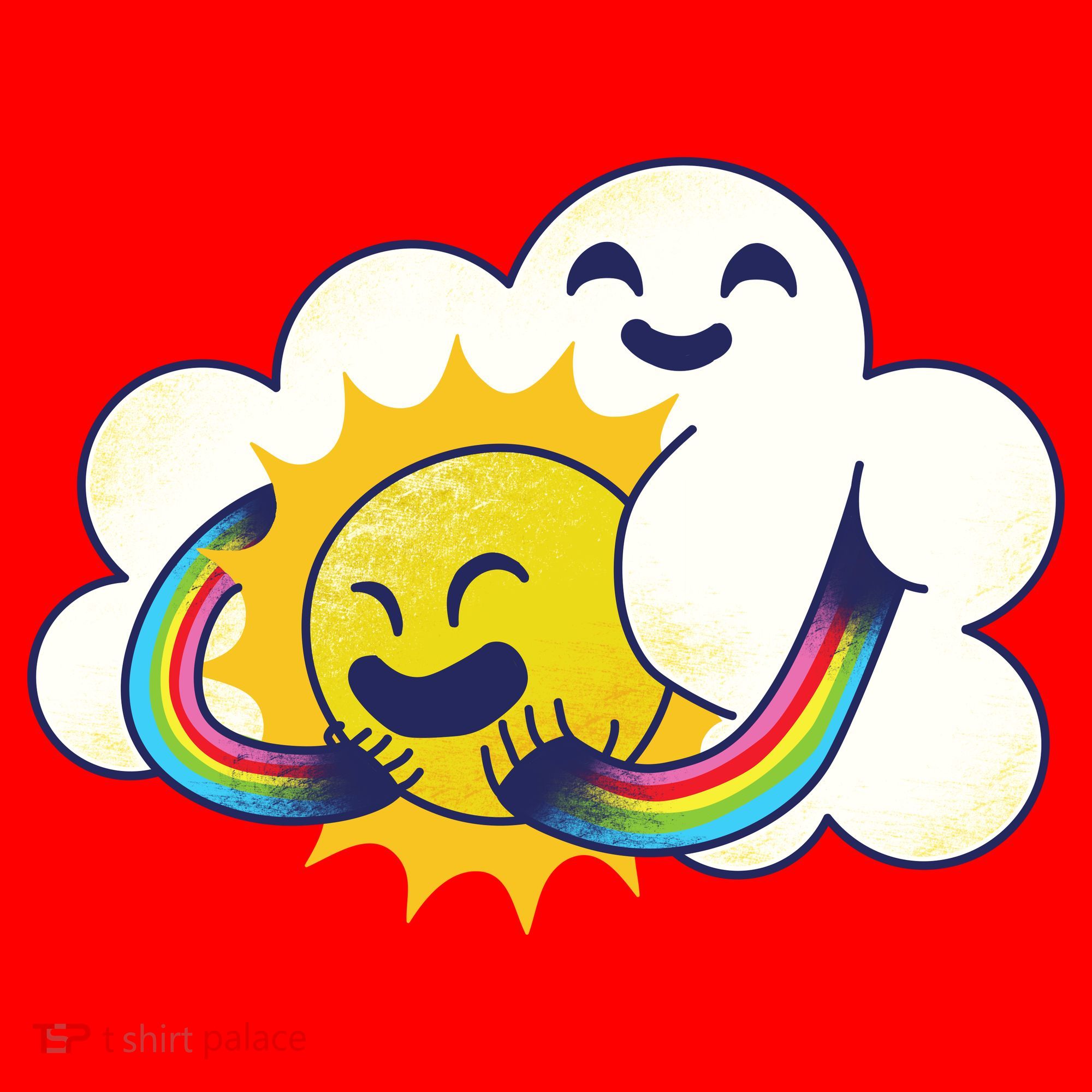 Sun Cloud Love Santa Hat