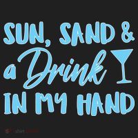 Sun Sand & A Drink In My Hand Beanie thumb 2