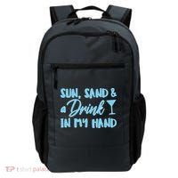 Sun Sand & A Drink In My Hand Backpack thumb 0