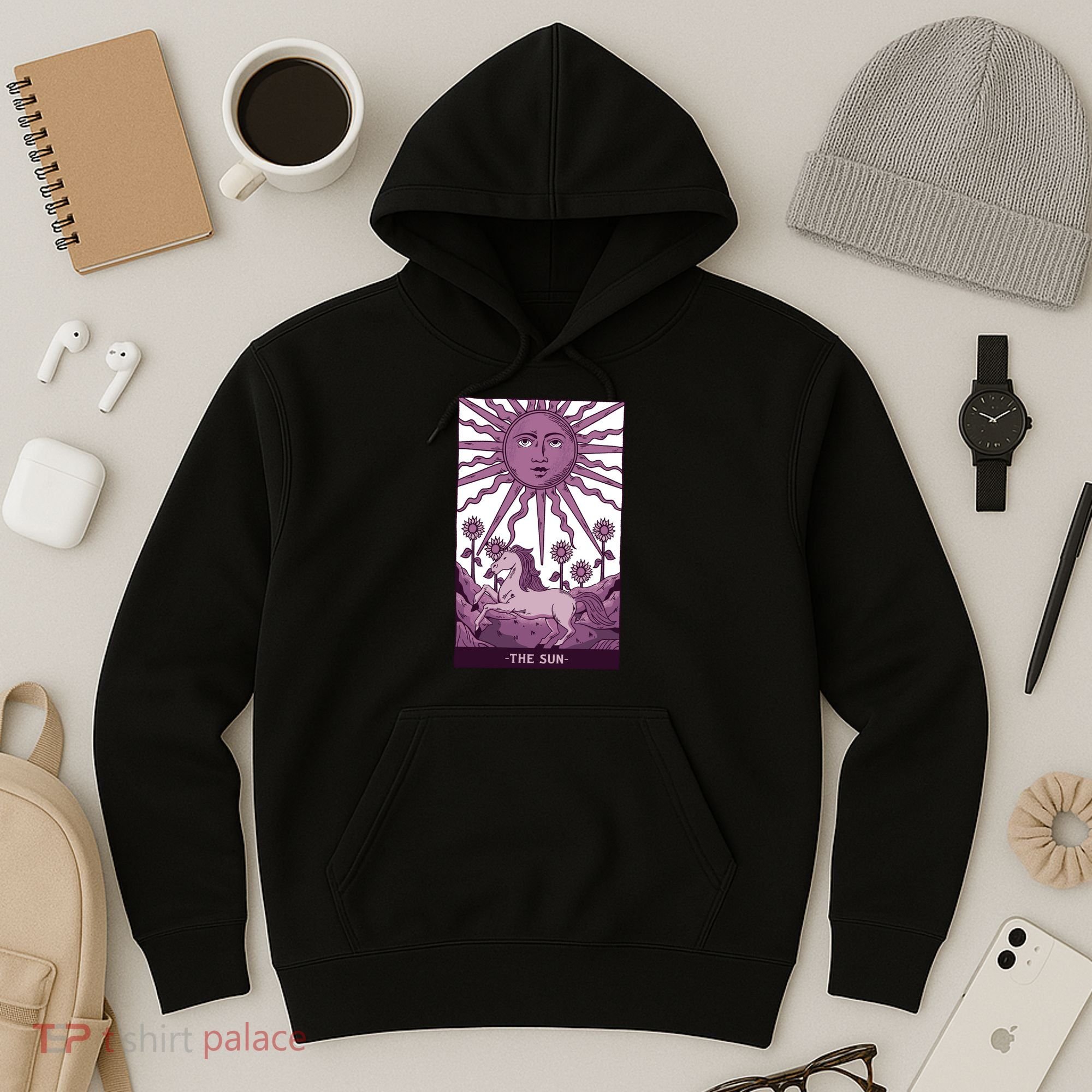 Sun Tarot Card Hoodie