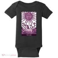 Sun Tarot Card Baby Bodysuit thumb 0