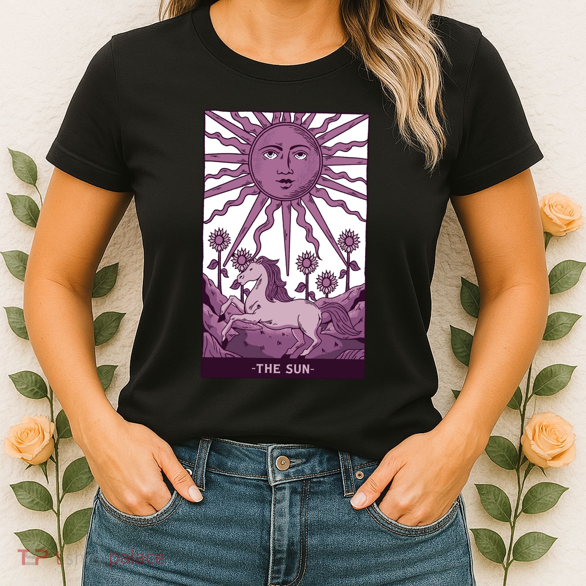 Sun Tarot Card Women's T-Shirt