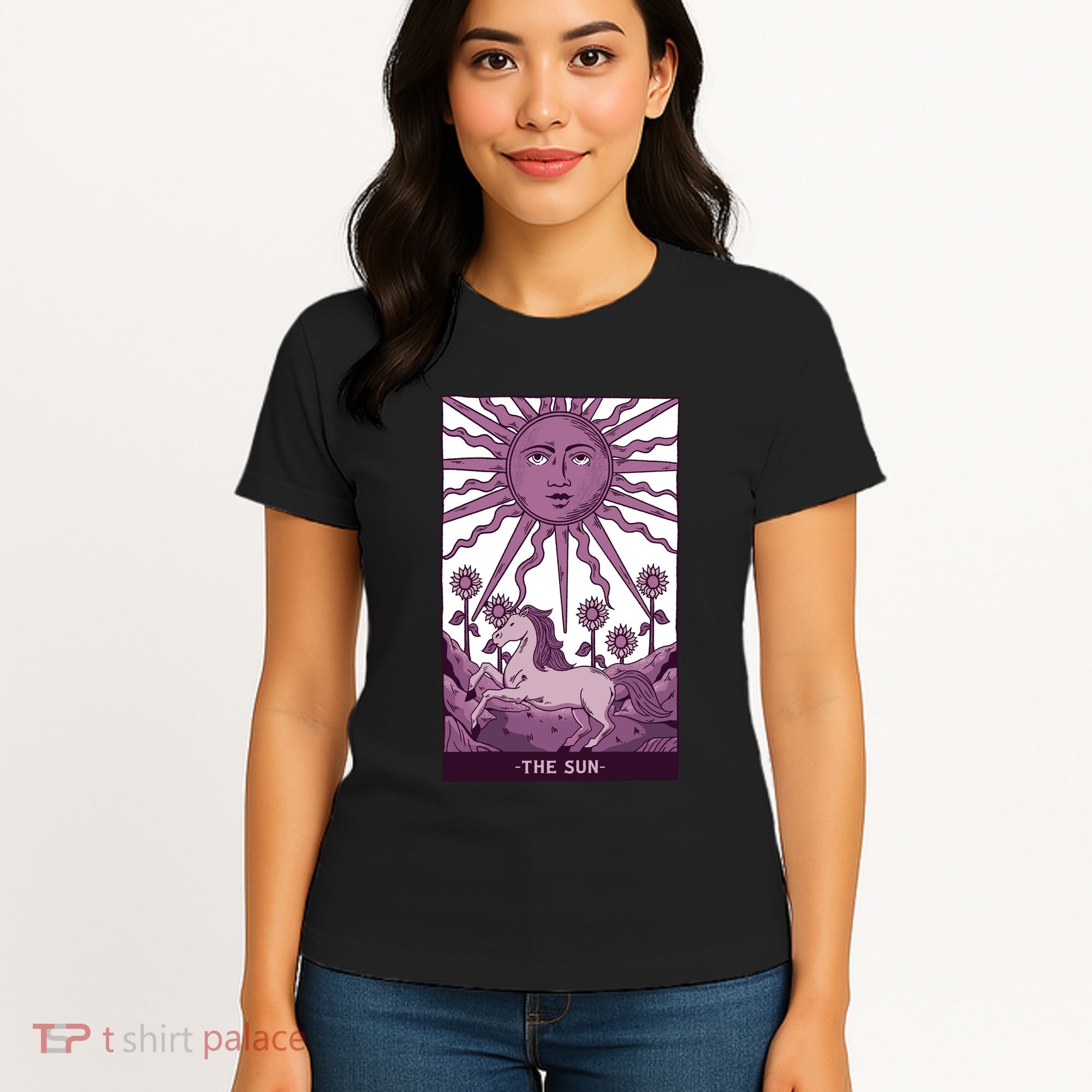 Sun Tarot Card Women's T-Shirt