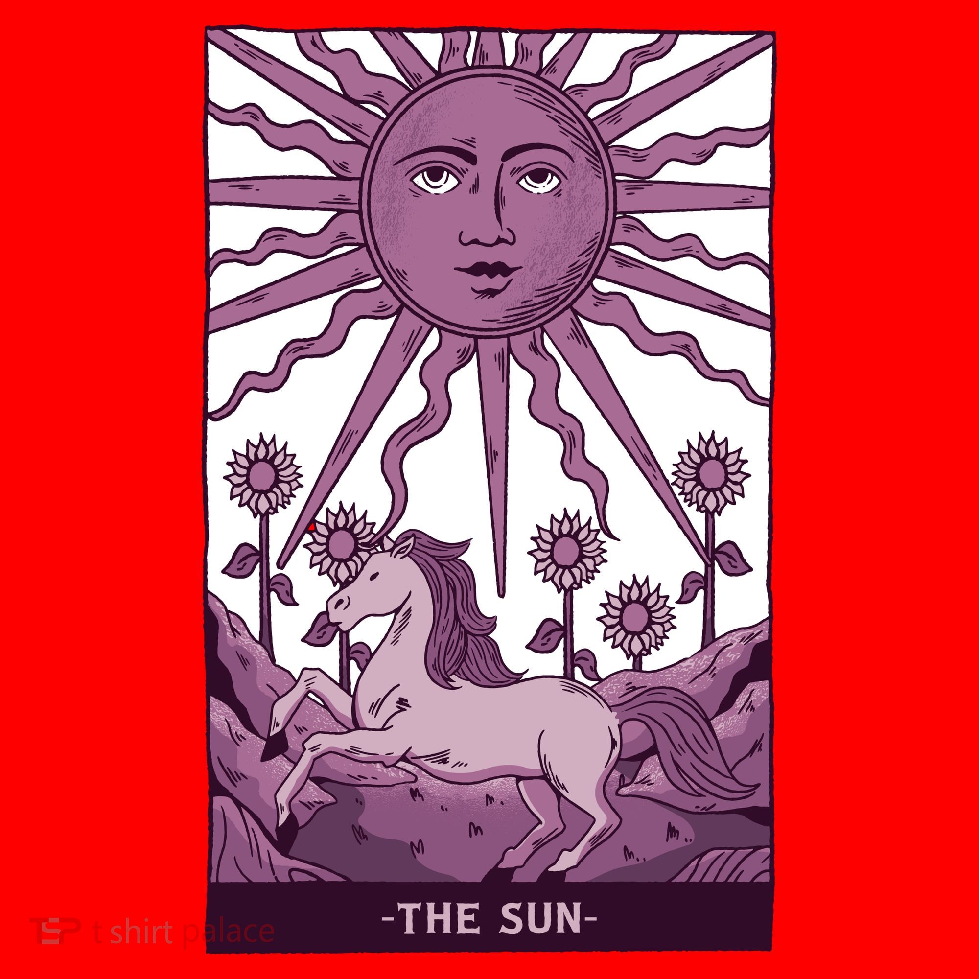Sun Tarot Card Santa Hat
