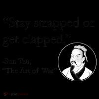 Sun Tzu Quote Stay Strapped Or Get Clapped Coffee Mug thumb 5